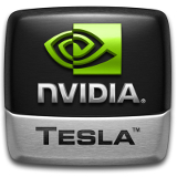 NVIDIA Tesla logo 3D