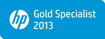 HP PartnerOne Gold Specialist 2013