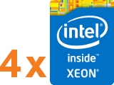 4 процессора Intel Xeon (Haswell)